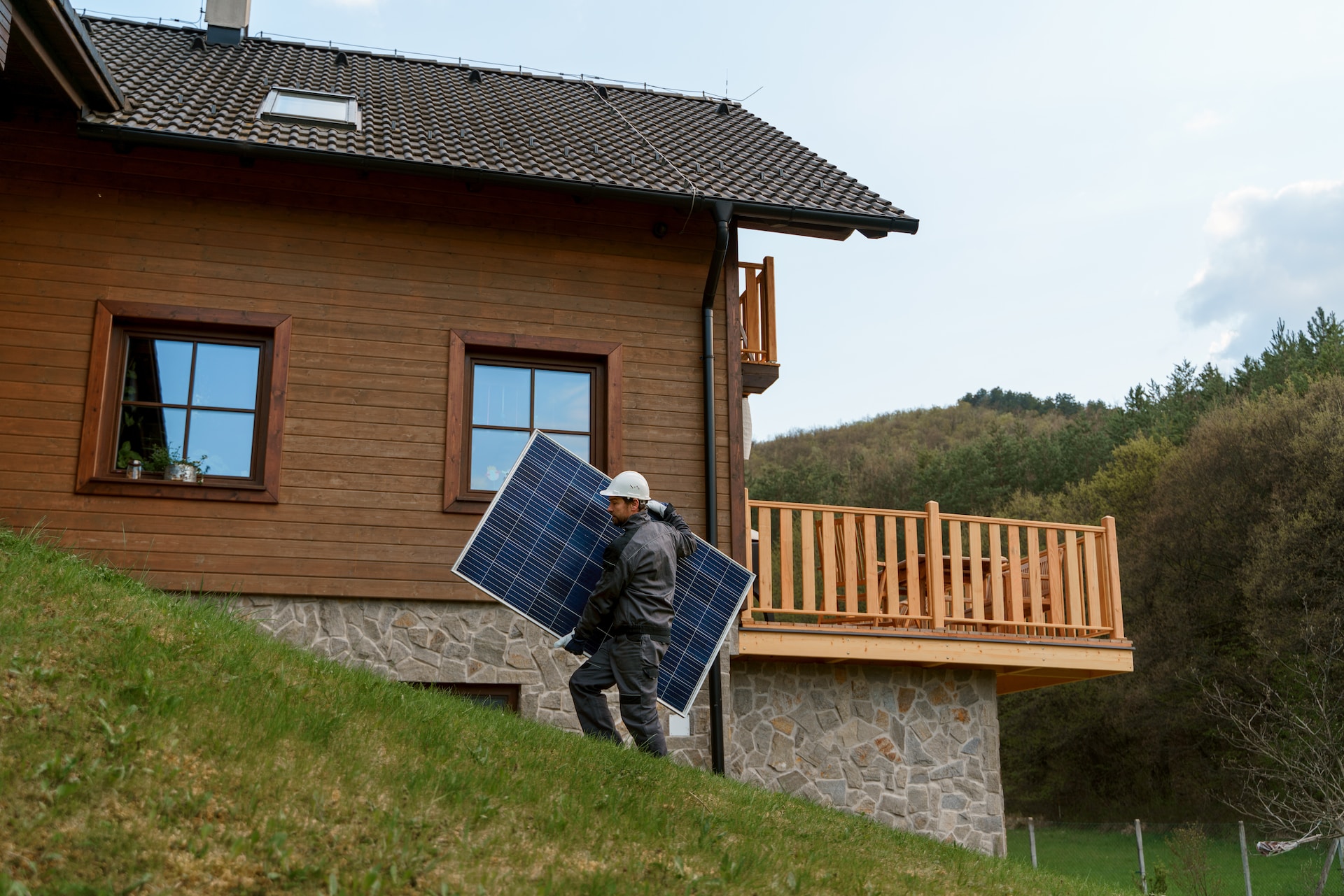 solar panel roof installation